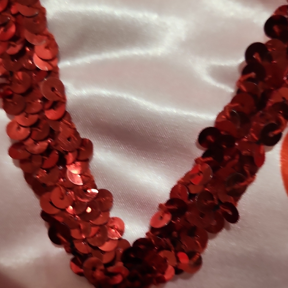 Pink Heart Patterned Satin Top - Picture 7 of 9